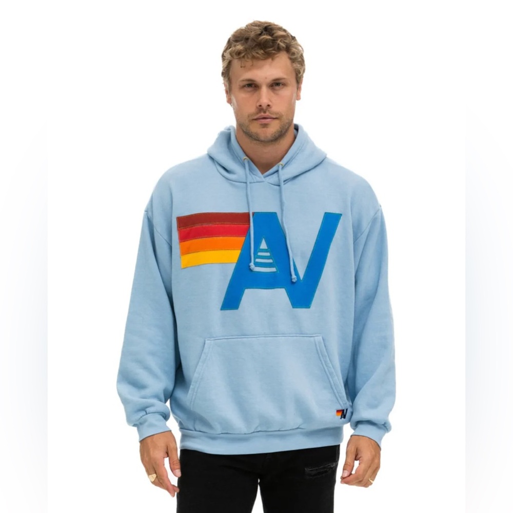 Aviator Nation Ice Logo Stitch Hoodie
